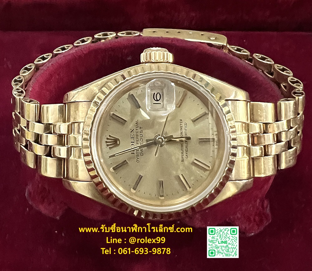 รับซื้อนาฬิกาRolex Datejust ทองคำ18K